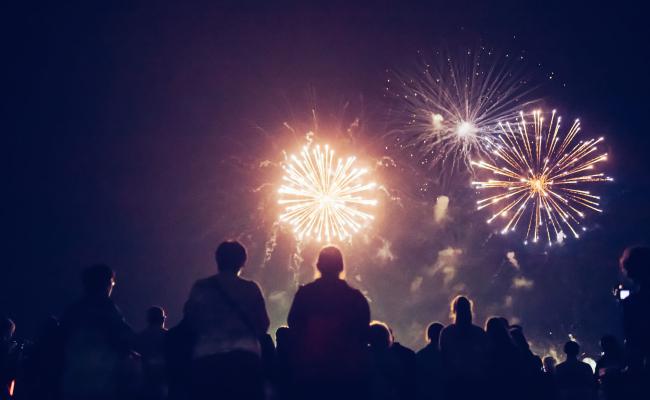 Fireworks display.